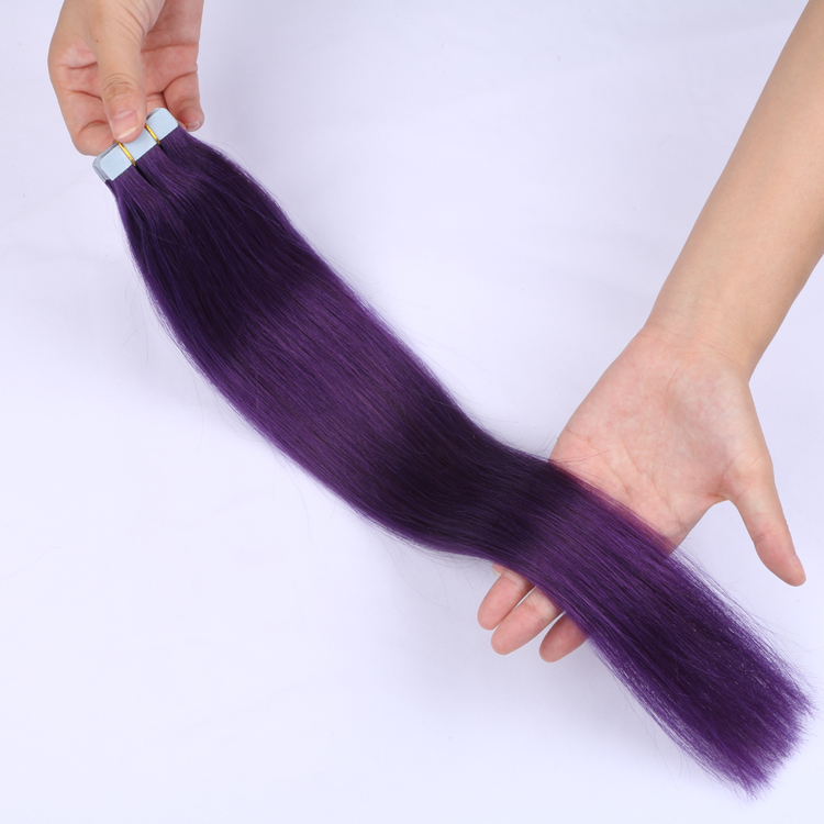 Tape in best human hair extensions SJ00109